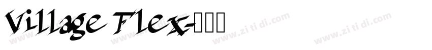 Village Flex字体转换